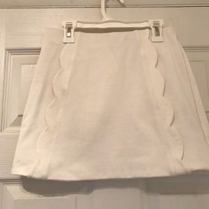 topshop white skirt